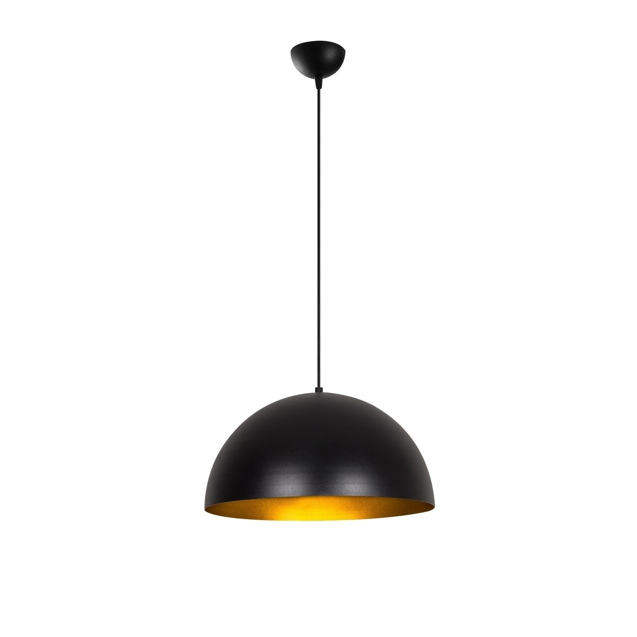 Lustra Sivani MR - 722, Opviq, 40 x 116 cm, 1 x E27, 40W, negru/auriu - imagine 6